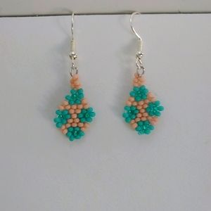 Flower earrings